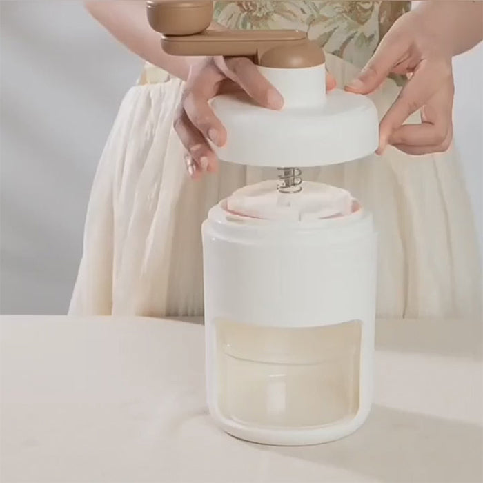 Portable Manual Ice Crusher or Grinder For Drinks - Home Office Use effortless
