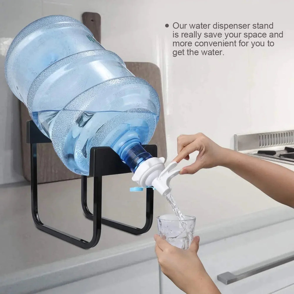 Portable Stainless Steel Water Bottle Dispenser Stand