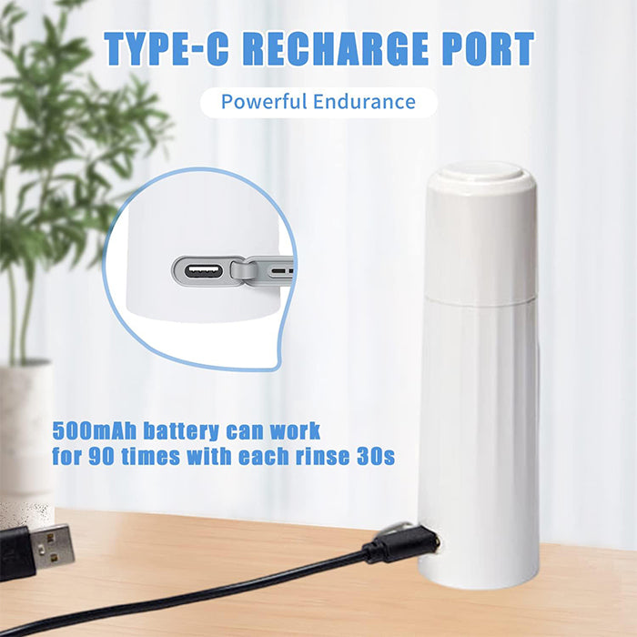 Portable USB Charging Travel Shattaf (Portable Bidet) recharge port