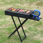 Portable charcoal barbecue grill for outdoor grilling and camping, designed for easy use by Homesouq Qatar