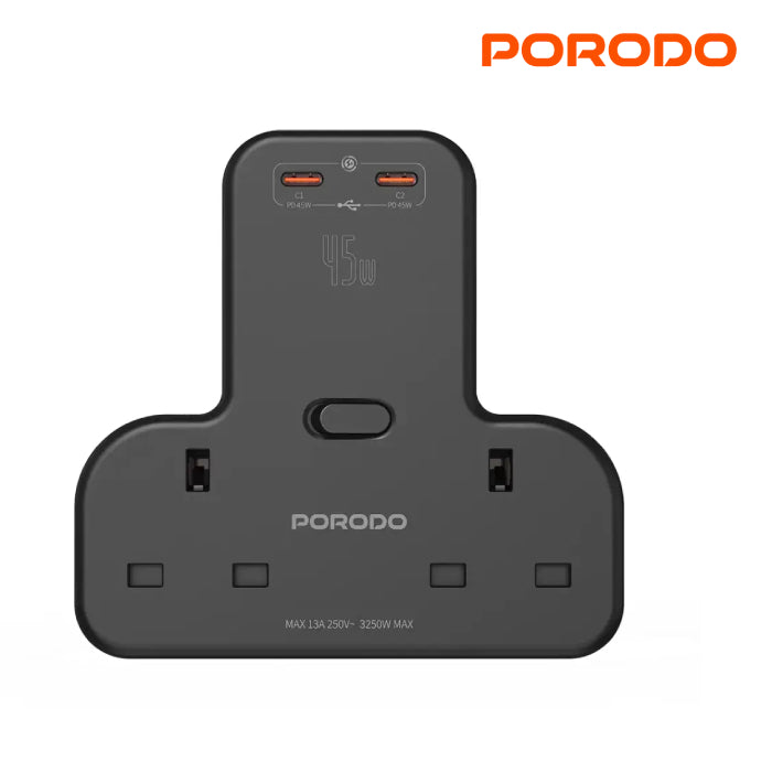 Power up with 3250W output, 2 AC ports, and 2 fast USB-C ports (up to 45W)