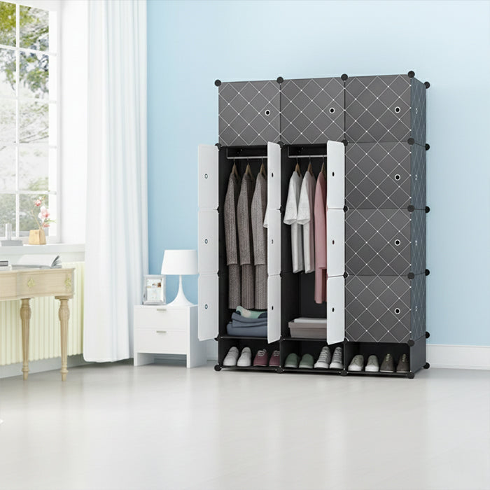 Clothes wardrobe organizer designed for tidy wardrobe storage and easy access, smart storage organizer Homesouq Qatar