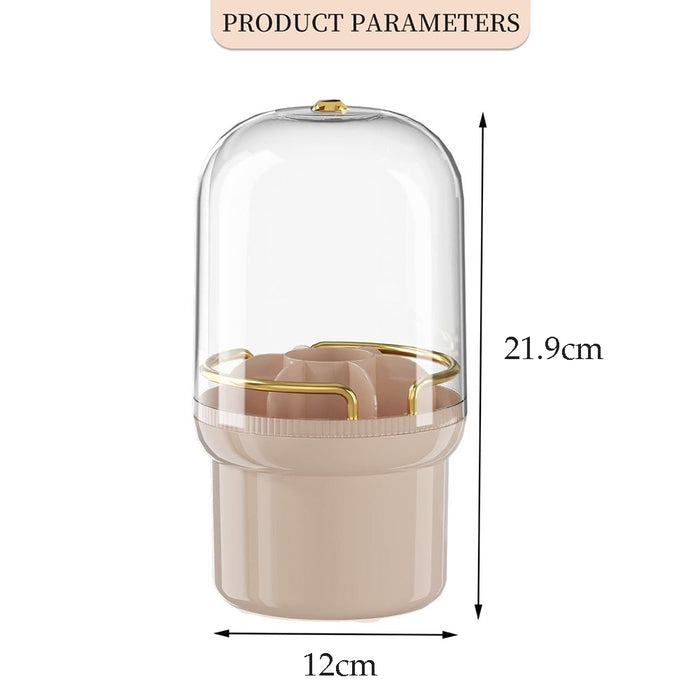 Space-saving makeup brush holder with makeup organizer function from Homesouq Qatar