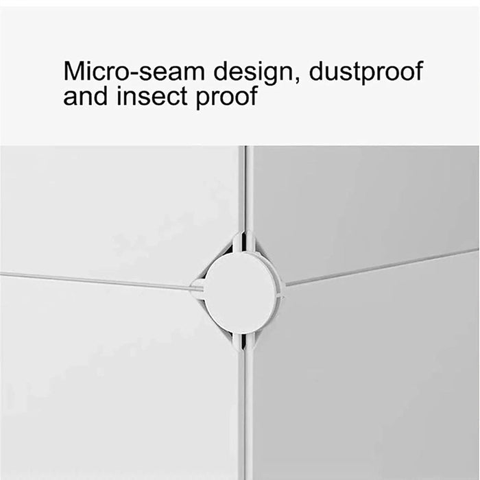 Multi-section closet organizer ideal for wardrobe closet organization at home by Homesouq Qatar