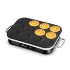 Saachi 2-in-1 pancake maker with non stick plates on white background Qatar