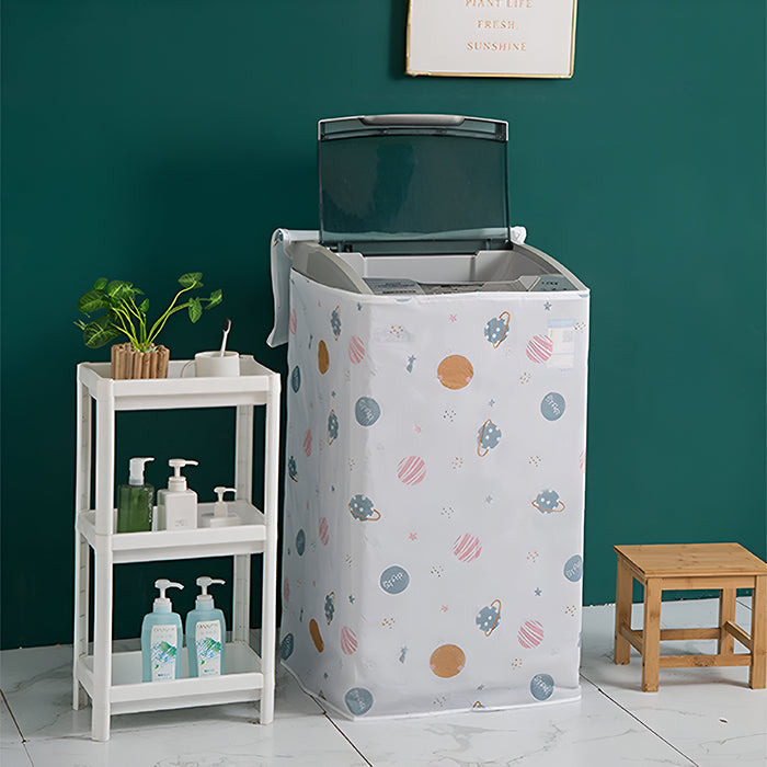 Premium Waterproof Washing Machine Cover for Top Load Washer Dryer  Convenient Zipper Design