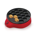 Electric takoyaki dumpling maker cooking round snacks in non-stick tray homesouq Qatar