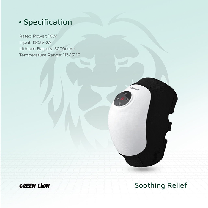 Rechargeable Knee Massager for joint pain relief Heat Kneading soothing relief