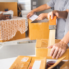 Packing tape used in shipping process with tape dispenser in Qatar