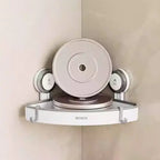 Storage holder shelf supporting multiple items securely in bathroom corner in Storage Holder Homesouq Qatar