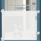 Retractable Baby and Pet Safety Gate - Ideal for Stairs, Corridors, Doors, Indoors, and Outdoors door rail