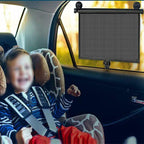 Retractable Car Sun Shades - UV Protection Roller Blinds for Car Windows, Privacy Curtain, and Heat Shield