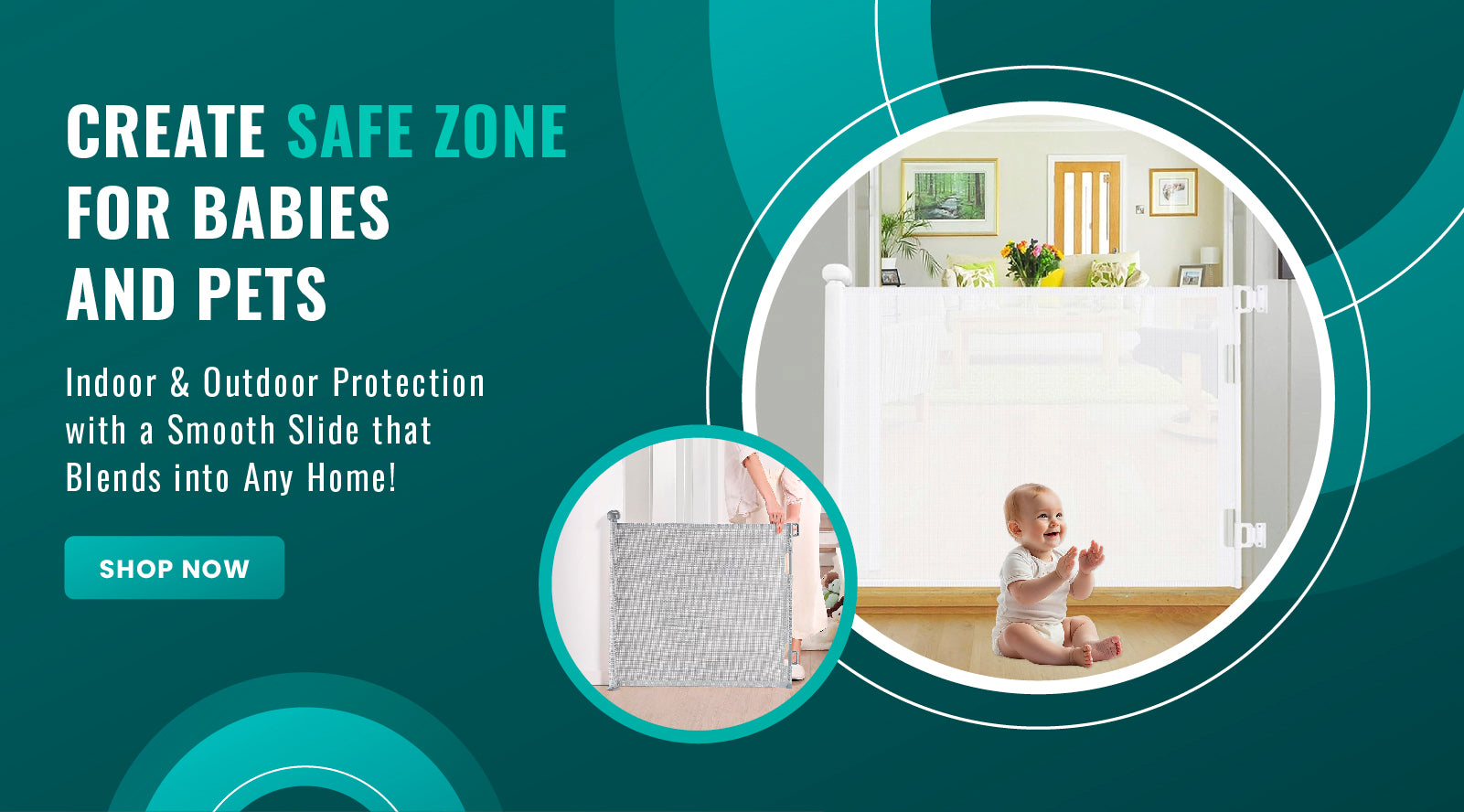 Retractable_Baby_and_Pet_Safety_Gate_-_Ideal_for_Stairs_Corridors_Doors_Indoors_and_Outdoors_White - Mobile Slider