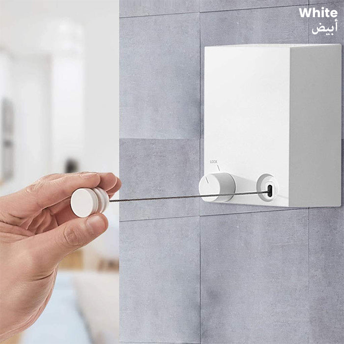 Space Saving Retractable Indoor Clothes Wall Hanger Homesouq Home Souq