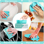 Reusable Microfiber Cloth | Water Oil Absorbent Dish Towel – 20PCS
