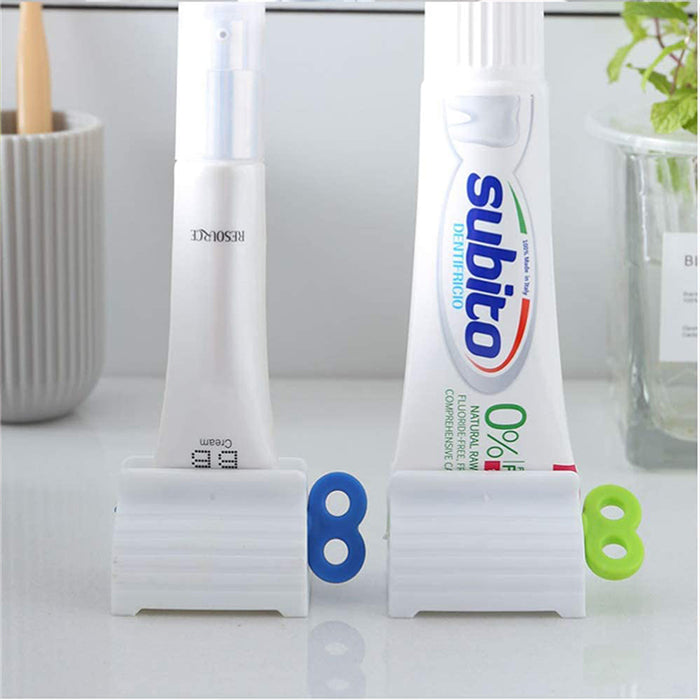 Rolling Tube Toothpaste Squeezer Facial Cleanser Hand Cream Ointment Squeezer Toothpaste Seat Holder Stand.