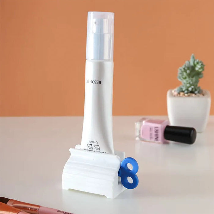 Rolling Tube Toothpaste Squeezer Facial Cleanser Hand Cream Ointment Squeezer Toothpaste Seat Holder Stand organizer