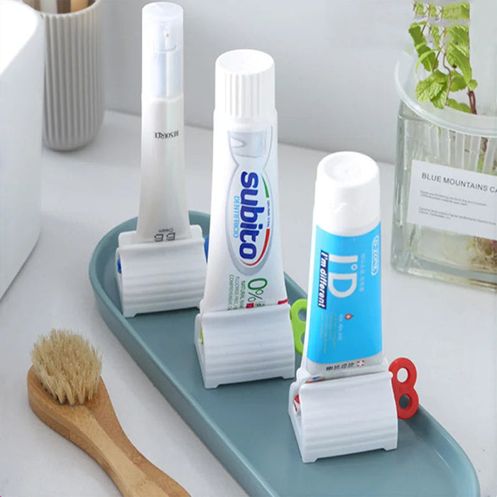 Rolling Tube Toothpaste Squeezer Facial Cleanser Hand Cream Ointment Squeezer Toothpaste Seat Holder Stand uses