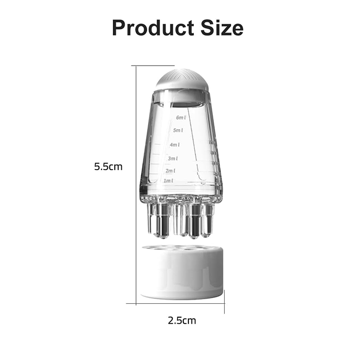 Scalp Applicator Comb, Hair Oil Applicator, Scalp Massager for Hair Growth dimensions