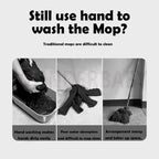 Self Wringing Twist Floor Cleaning Mop, Retractable Self Squeezing Household Mop Stick traditional