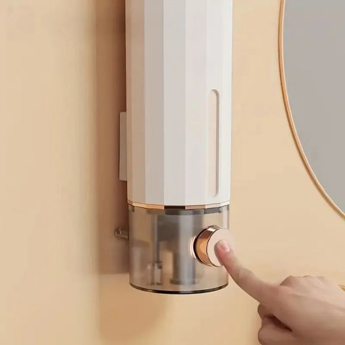 Shampoo Dispenser, Wall Mounted, Large Capacity Soap Dispenser, Dishwashing Dispenser simple press 