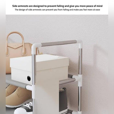 Shoe Rack, Multi-Layer Shoe Organizer Shelf Stand sleek and compact design
