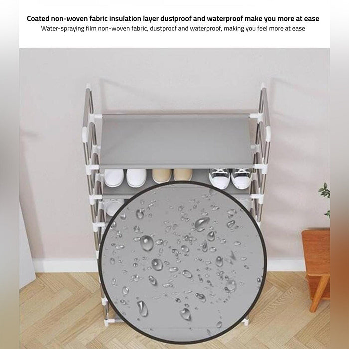Shoe Rack, Multi-Layer Shoe Organizer Shelf Stand waterproof and dustproof
