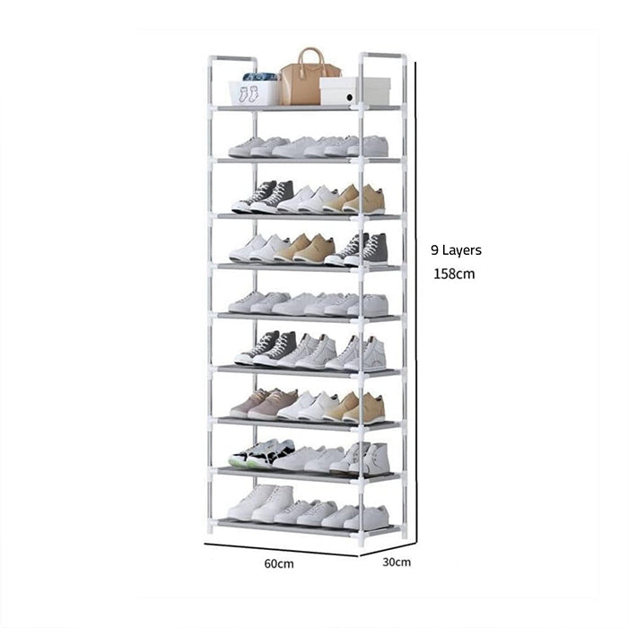Shoe Rack, Multi-Layer Shoe Organizer Shelf Stand waterproof and dustproof dimensions
