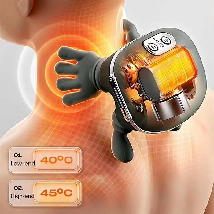 Electric massager with heat therapy 40 to 45 degree shoulder relief in Qatar