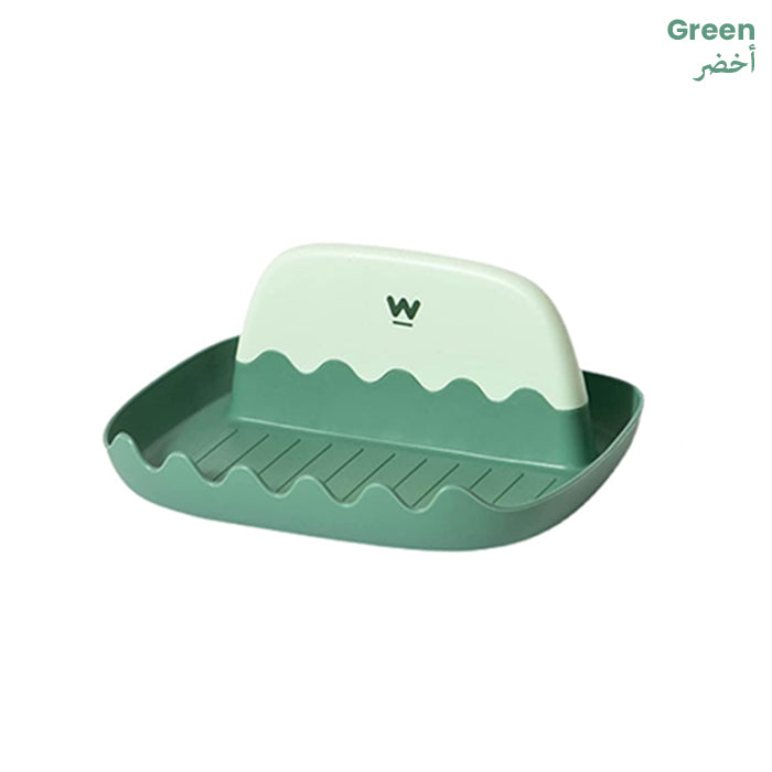 Pan Lid Holder Supports Spoons Pot Cover Rests Spatula Stand For Kitchen Convenience Utensils Tools  green