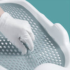Silicone Bather Bath Support - Anti-Slip Base with Locking Stand Made from Soft & Safe Materials