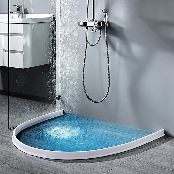 Silicone Shower Water Sealing Strip for Bathroom Kitchen Basin Water Separator