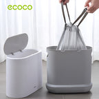 Small Drawstring Trash Bags 4 Gallon Tear-Free Gray Garbage Bags Separated Unscented for Bathroom Kitchen Homesouq Qatar