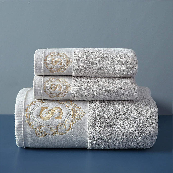 Soft, Absorbent Cotton Towel - Bath, Hand, and Face Towels very comfortable