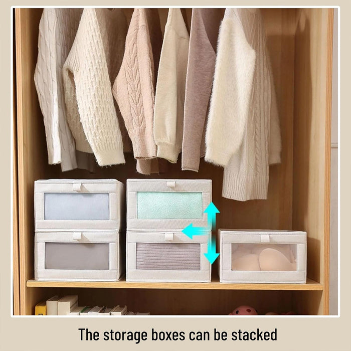 Wardrobe organizer storage organizer ideal for folded clothes with practical cloth organizer shelves by Homesouq Qatar
