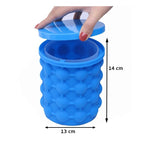 Space-saving ice maker silicone ice cube maker for freezer convenience, dimensions Homesouq Qatar