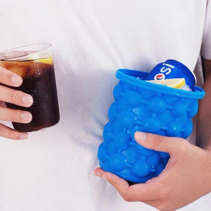 Practical ice maker silicone tray ice cube maker for daily kitchen use from Homesouq Qatar