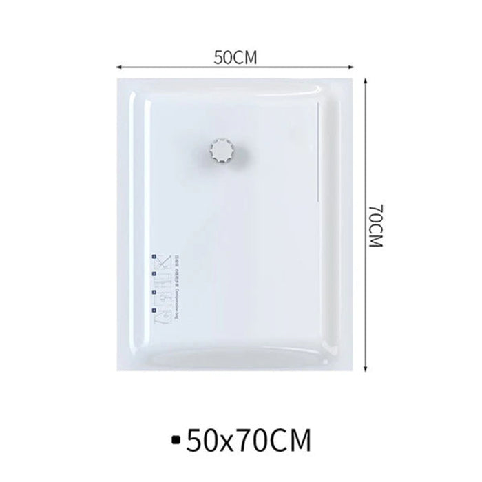 Space Saving Vacuum Seal Bags, Clothes Storage Compressed Reusable Organizer Bags 50*70 dimensions