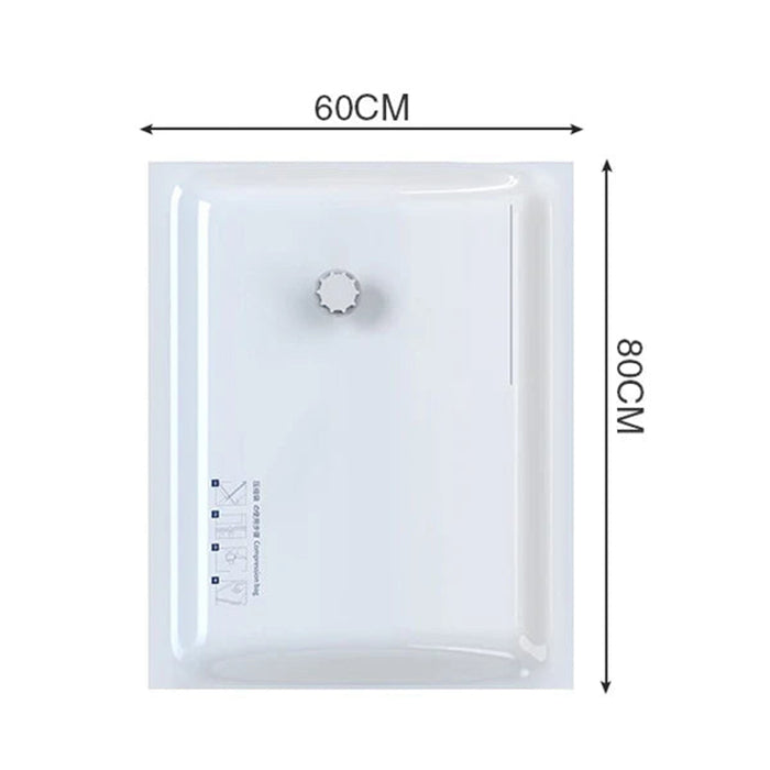 Space Saving Vacuum Seal Bags, Clothes Storage Compressed Reusable Organizer Bags 60*80 dimensions