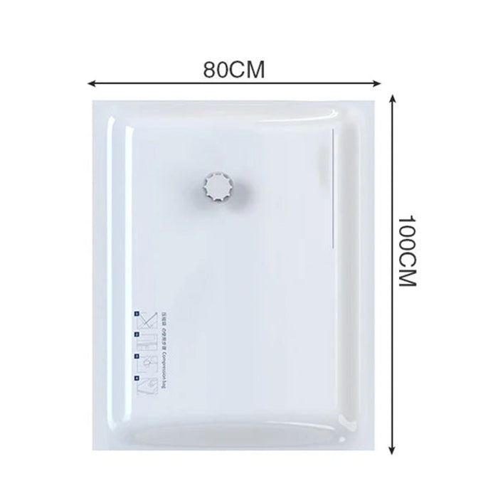 Space Saving Vacuum Seal Bags, Clothes Storage Compressed Reusable Organizer Bags one pack dimensions