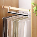 Space Saving Wardrobe Hanger, Clothes Hangers Folding Pant Hanger