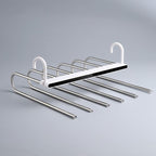 Space Saving Wardrobe Hanger, Clothes Hangers Folding Pant Hanger space saving