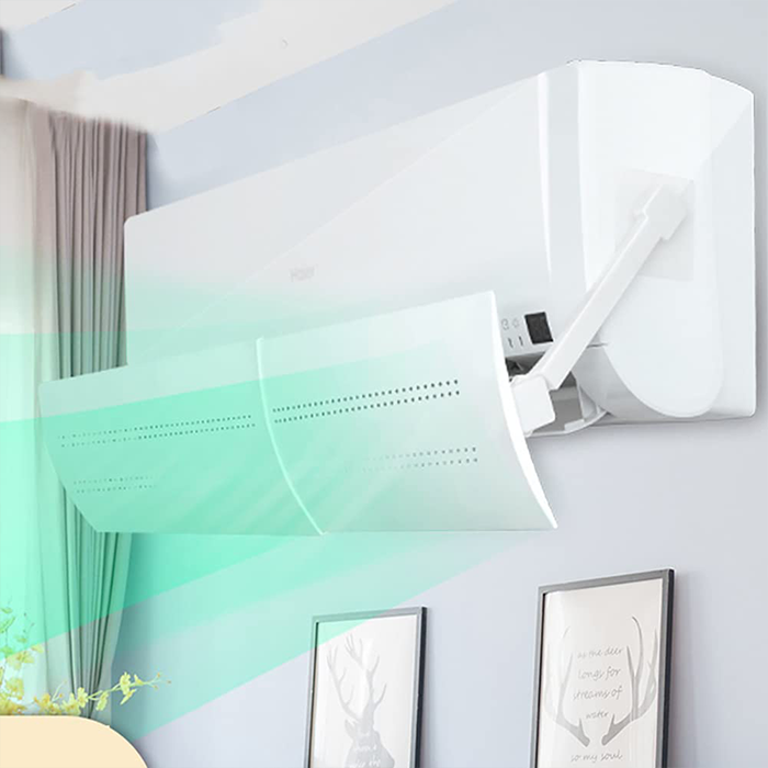 Split AC Adjustable Flow Air Deflector, Enhance Cooling and Heating Circulation
