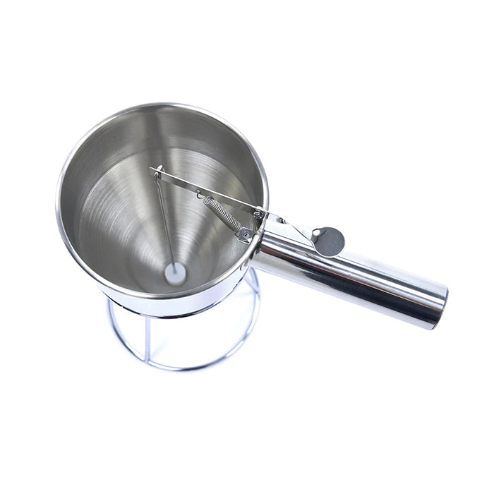 Premium Stainless Steel Batter Funnel Dispenser With Stand smooth and comfortble
