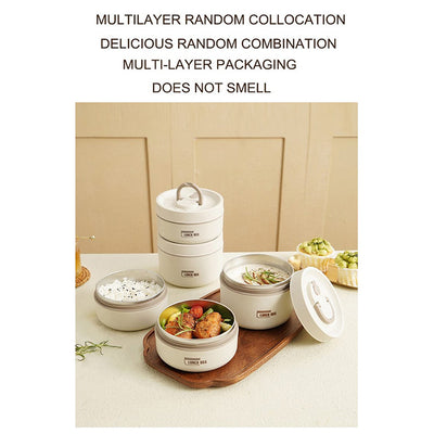 Stainless Steel Thermal Vacuum Insulated Lunch Box  random combination