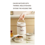 Stainless Steel Thermal Vacuum Insulated Lunch Box multi layer Stainless steel