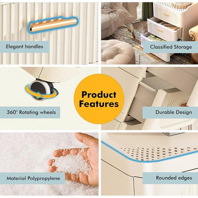 Sturdy storage cabinet with lockable doors, secure and portable cabinet from Homesouq Qatar