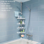 Stylish bathroom shelf rack, good selling wall mounted corner shelf by Homesouq Qatar