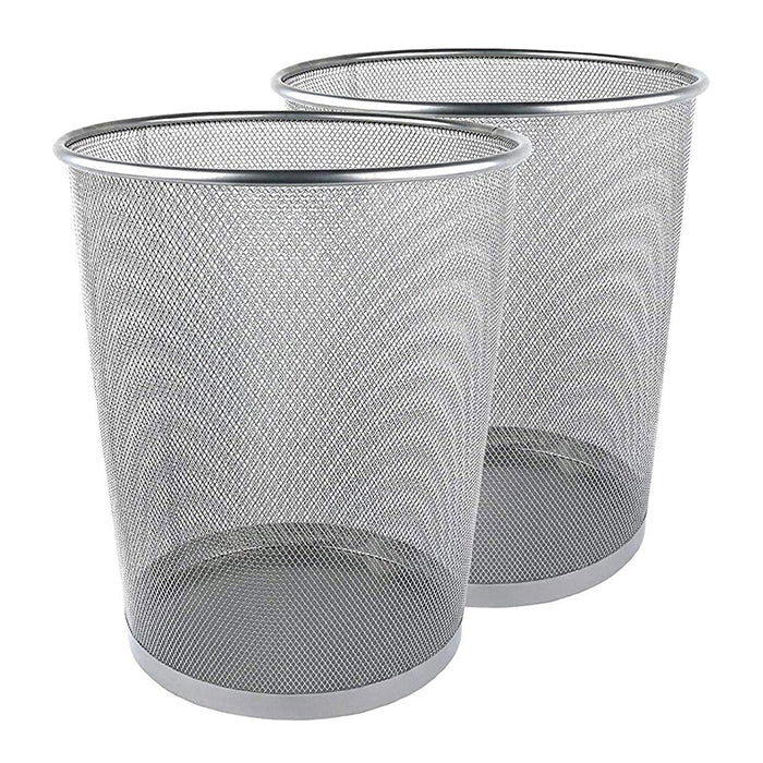 Metal mesh trash can used in home room for dry waste collection Qatar