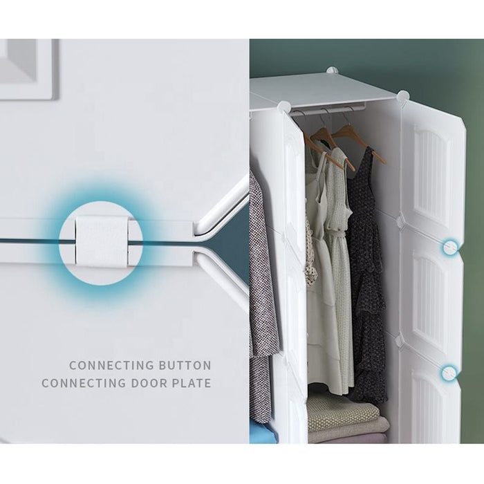 Modern closet organizer built for organized wardrobe closet spaces from Homesouq Qatar